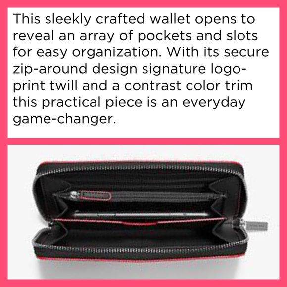 Michael Kors Wallet, Zip Around, TECH FRIENDLY,NEW - Picture 14 of 16